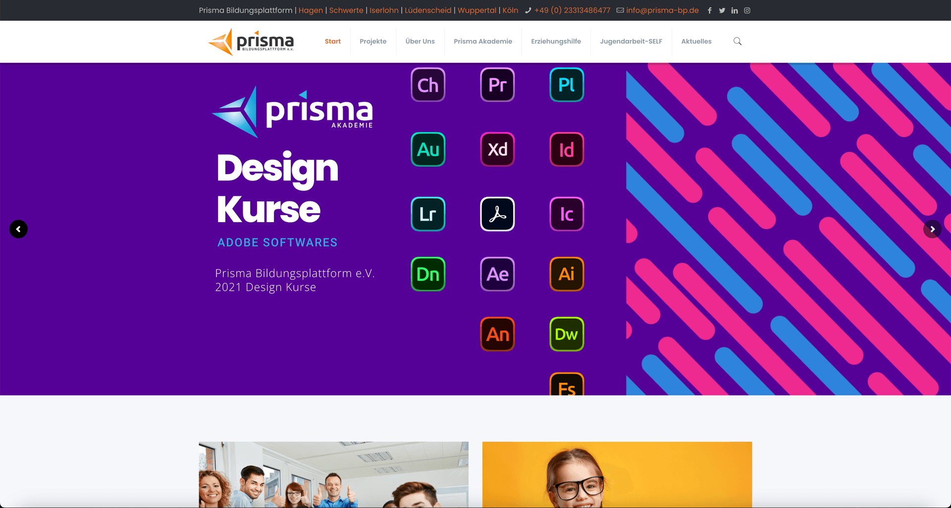 prisma-bp.de Website Design